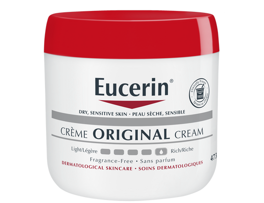 Eucerin Original Cream (440g): Intensive Hydration for Dry, Sensitive Skin