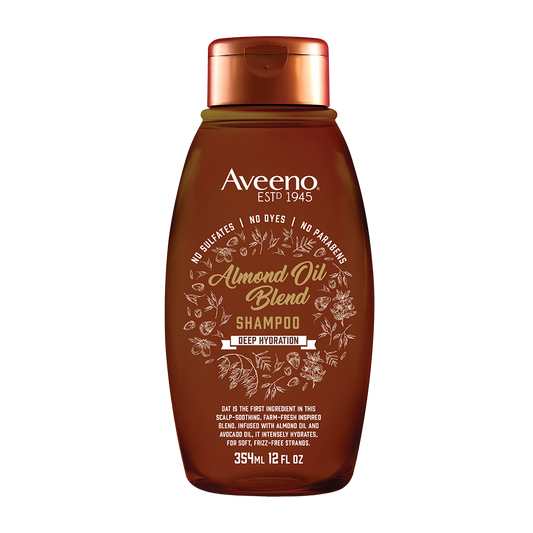 Aveeno Almond Oil Blend Shampoo Hydration, 354ml