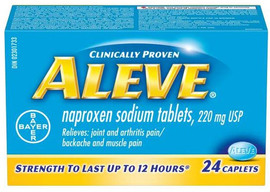 Aleve 220mg, 24 Caplets