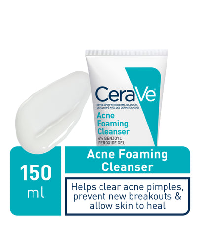 CeraVe Acne Foaming Cleanser – 150 mL
