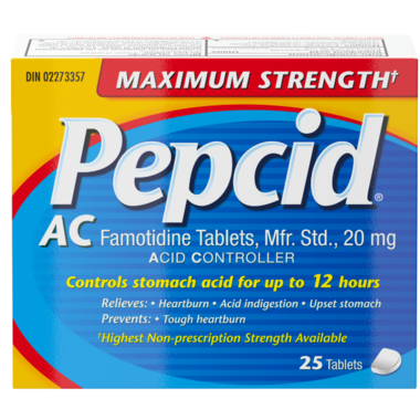 Pepcid Maximum Strength 20mg, 25 Tablets