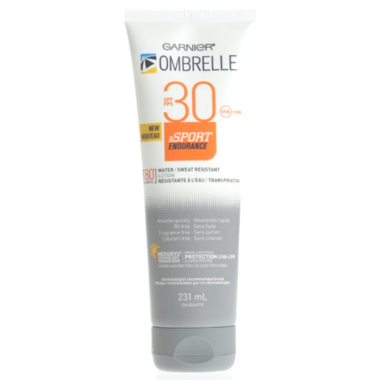 Ombrelle Sport Endurance Sunscreen Lotion, SPF 30 231ml