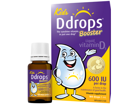 Ddrops Kids Booster Vitamin D3 Liquid 600IU – 5 mL