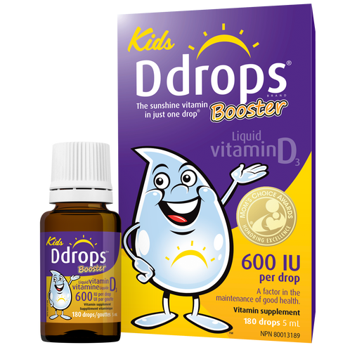 Ddrops Kids Booster Vitamin D3 Liquid 600IU – 5 mL