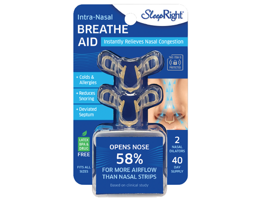 SleepRight Nasal Breathe Aid, 2 Count – Breathe Easier & Sleep Better