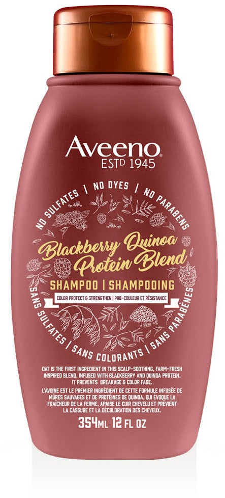 Aveeno Colour Protect & Strengthen Shampoo, Blackberry & Quinoa 354ml