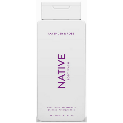 Native Body Wash, Lavender & Rose, 532 mL