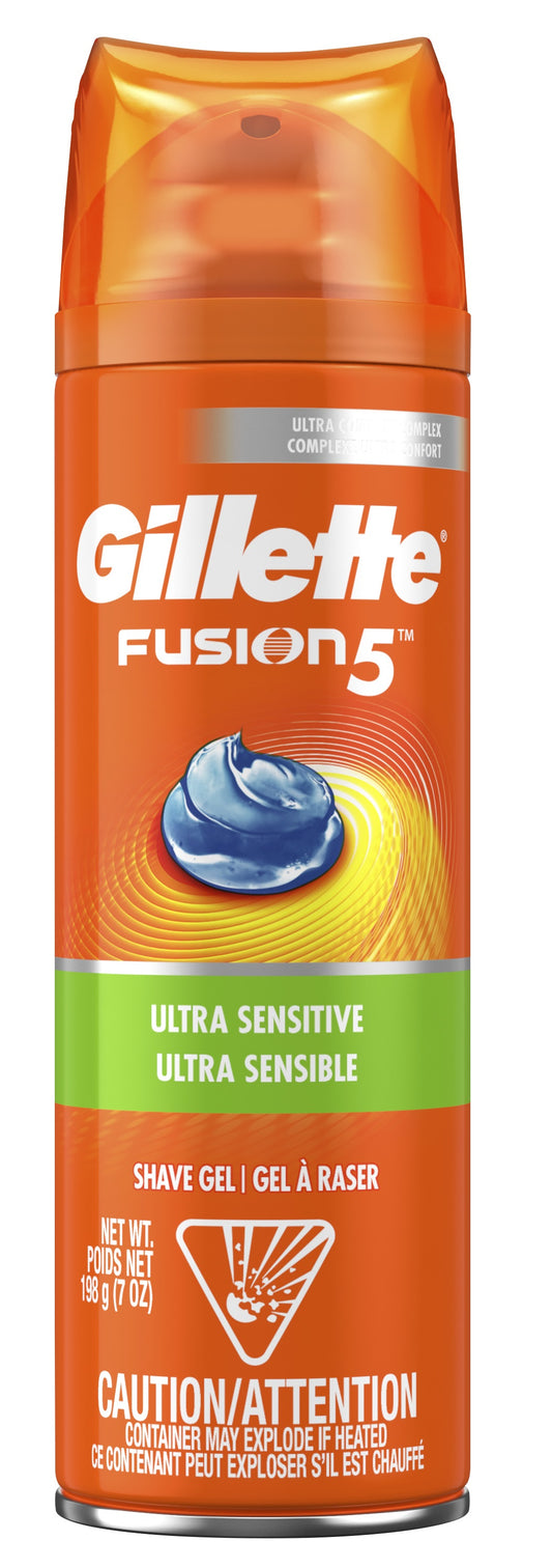 Gillette Fusion5 Ultra Sensitive Shave Gel, 198g