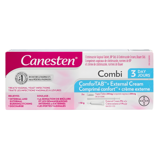 Canesten 3-Day Combi-Pak with ComfortTab, 3 ct