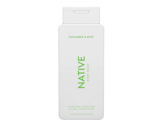 Native Body Wash, Cucumber & Mint, 532 mL