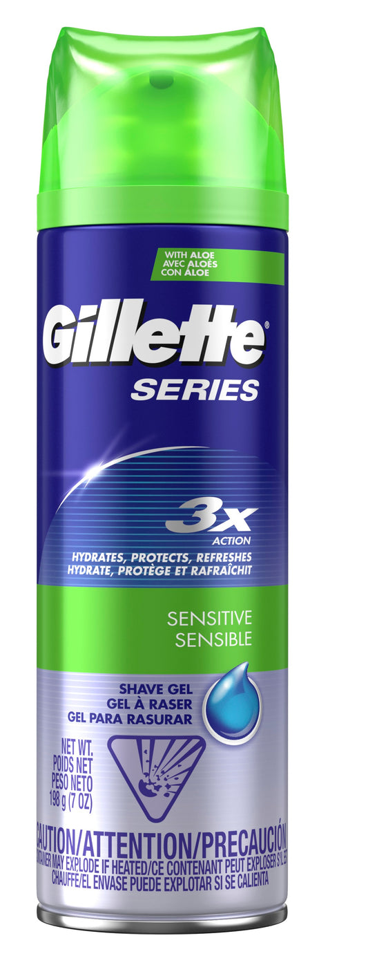 GIllette Series Soothing Shave Gel, Aloe Vera 198g