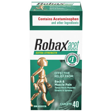 Robax Acet Extra Strength, 40 Caplets