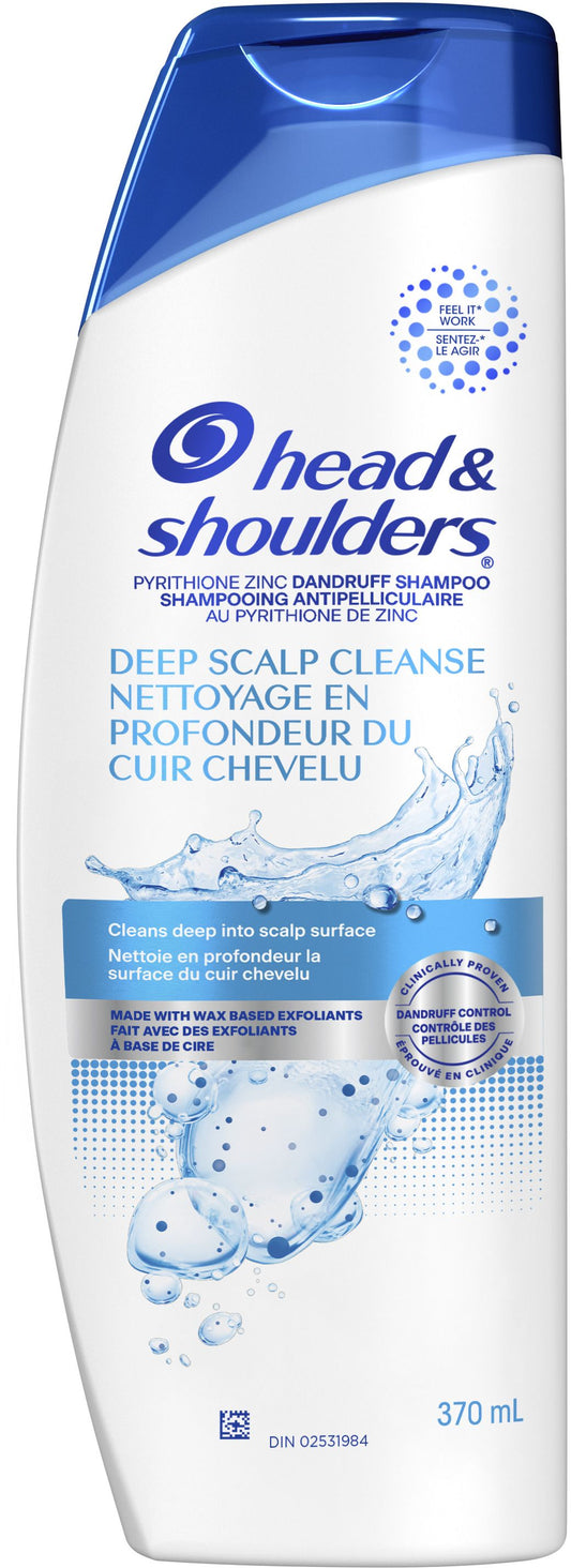 Head & Shoulders Deep Scalp Cleanse Shampoo, 370ml