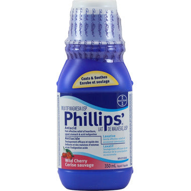 Phillips’ Milk Of Magnesia Liquid, Wild Cherry 350ml