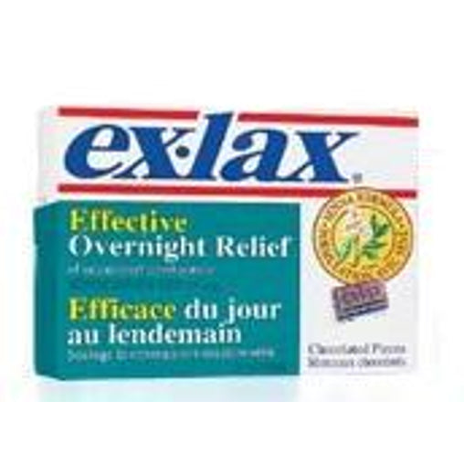 Ex-lax Gentle Overnight Laxative 15mg, Chocolate 48 ct
