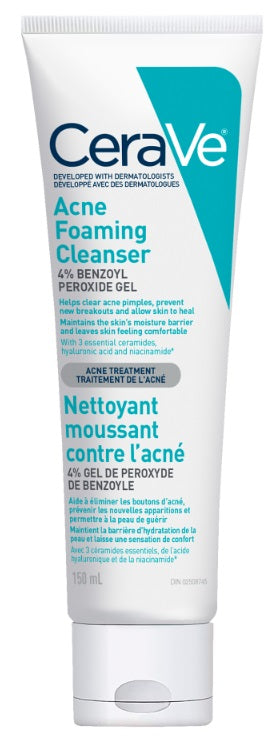 Cerave Acne Foaming Cleanser, 150 mL