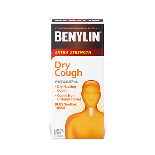 Benylin Dry Cough Extra Strength Syrup, 250 mL