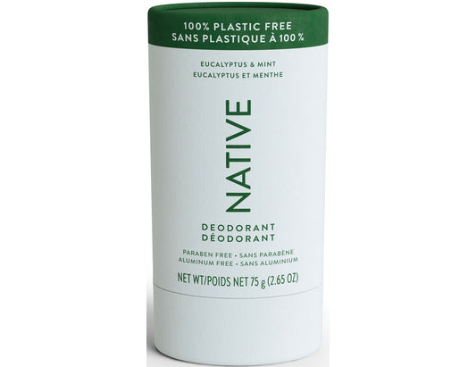 Native Plastic Free Deodorant Eucalyptus & Mint, 75 g