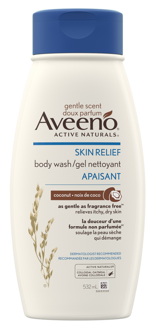 Aveeno Skin Relief Body Wash, Coconut 532ml