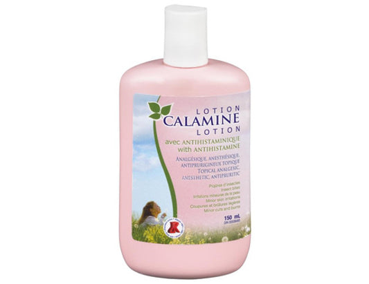 Teva Calamine Lotion with Antihistamine 150 mL