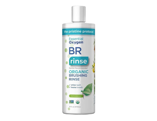 Essential Oxygen Step 1 Organic Brushing Rinse Wintergreen 473mL