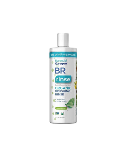 Essential Oxygen Step 1 Organic Brushing Rinse Wintergreen 473mL