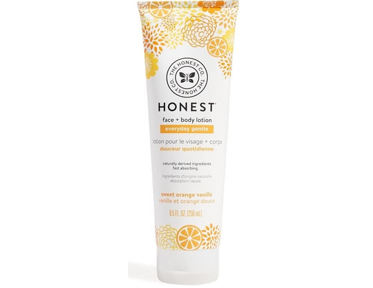 The Honest Company Face + Body Lotion Sweet Orange Vanilla, 8.5 fl oz