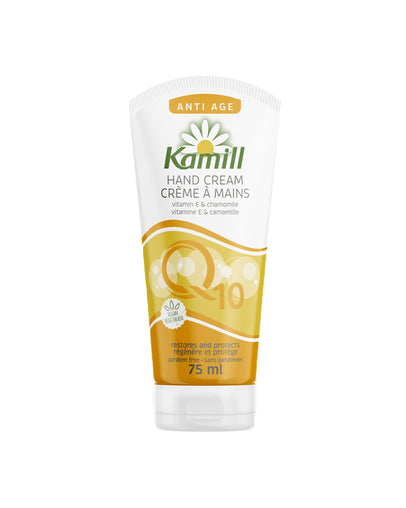 Kamill Q10 Anti-Age Hand Cream with Vitamin E & Chamomile, 75 mL