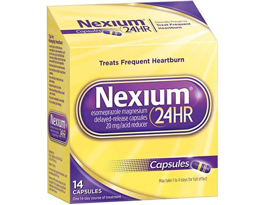 Nexium 24-Hour Acid Reducer, 20mg, 14 Capsules