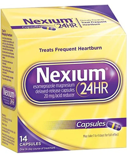 Nexium 24-Hour Acid Reducer, 20mg, 14 Capsules