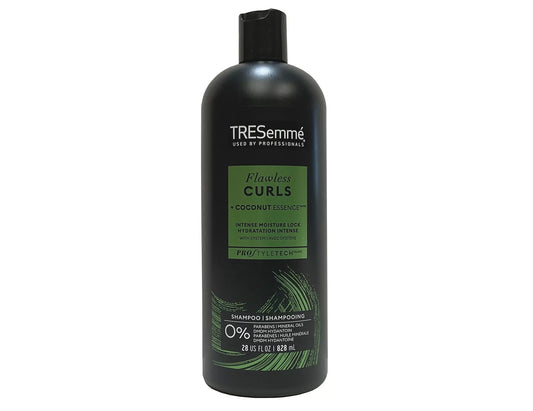 TRESemmé Flawless Curls Shampoo, Coconut Essence, 828 mL