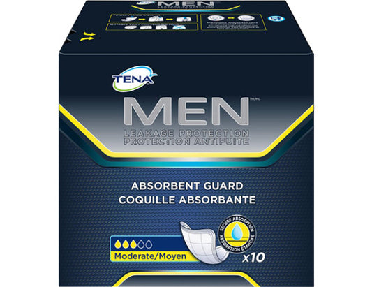 TENA Men Absorbent Guard Moderate - 10 Count