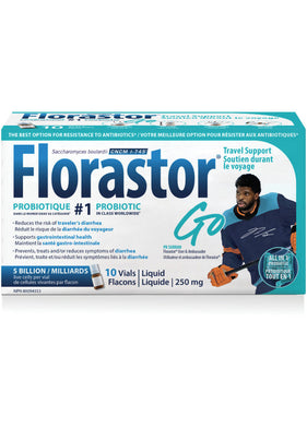 Florastor Go Vials Probiotic Supplement, 10 ct