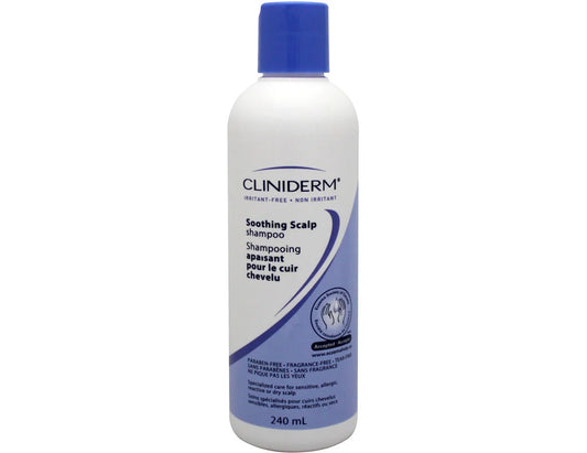Cliniderm Soothing Scalp Shampoo, 240 mL