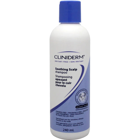 Cliniderm Soothing Scalp Shampoo, 240 mL