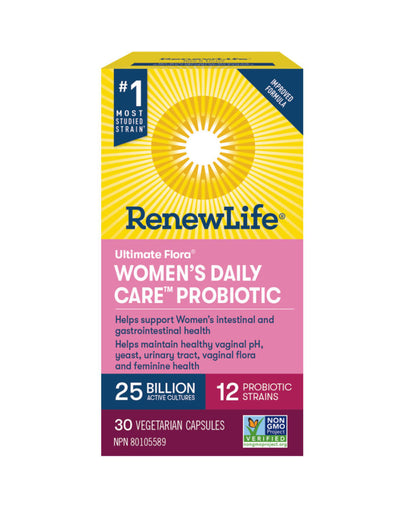 Renew Life Ultimate Flora Women's Extra Care Probiotic 50 Billion, 60 Capsules