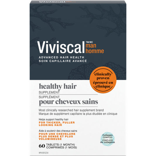 Viviscal Men's Supplement, 60 ct