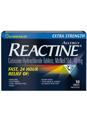 Reactine Allergy Extra Strength 10 Tablets