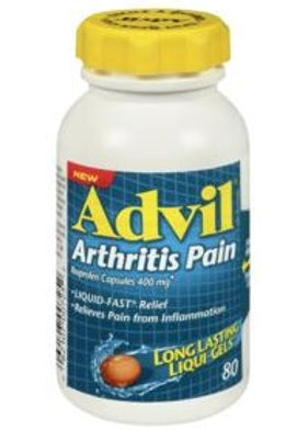 Advil Arthritis Pain 400mg, 80 Capsules: Fast-Acting Relief for Arthritis Pain