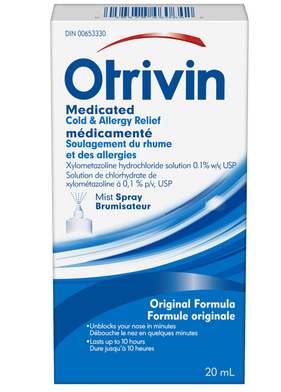 Otrivin Medicated Cold & Allergy Relief Spray 20 ml