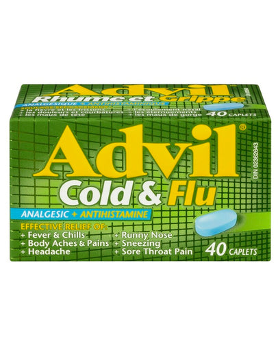 Advil Cold & Flu Caplets 40 Caplets