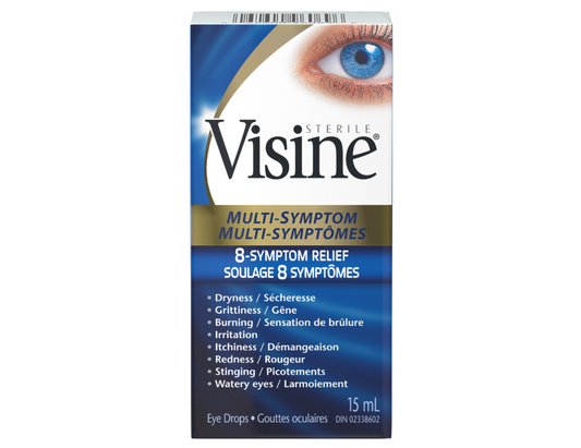 Visine Multi-Symptom 8-Symptom Relief 15 mL
