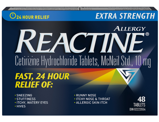 Reactine Extra Strength Reactine 48 Tablets