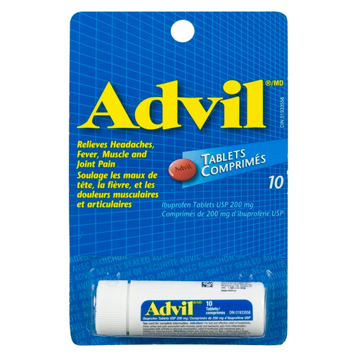 Advil Tablets Pocket Pack 200mg 10 Count