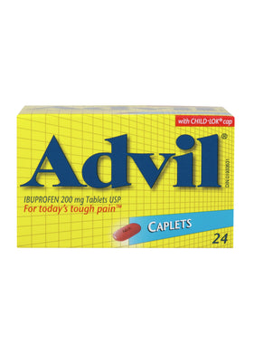 Advil Caplets 200mg, 24 Caplets