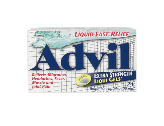 Advil Extra Strength 400mg Liqui-Gels Solubilized Ibuprofen 24 Count