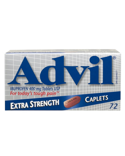Advil Extra Strength Caplets 400 mg 72 Caplets