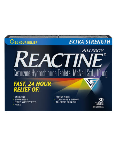 Reactine Extra Strength Allergy Tablets 30 Tablets